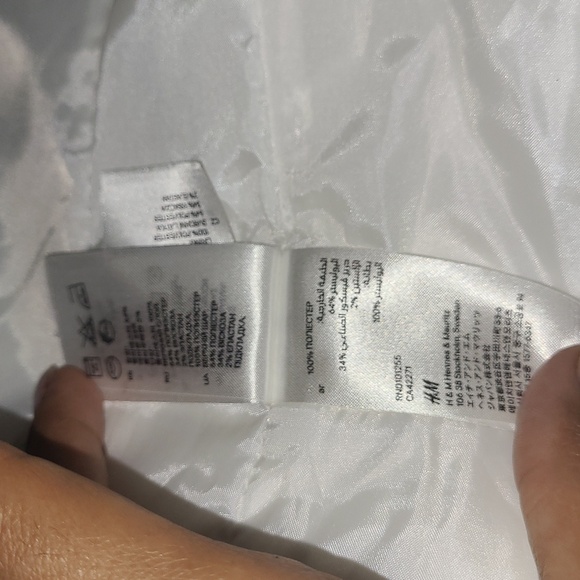 DIVIDED H&M white blazer/ size US 2 - Picture 12 of 13